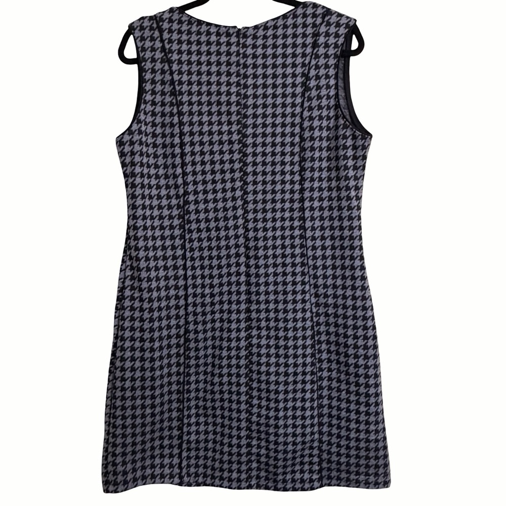 F&F Clothing Gray & Black Houndstooth Sleeveless Career Dress Size XXL - Picture 8 of 16